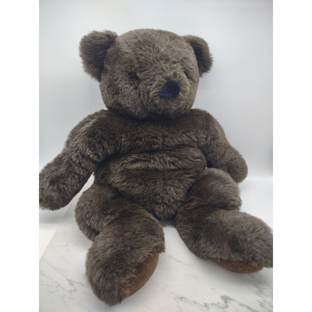 Mervyns FLOPPY FRIENDS Brown Bear Plush Vintage 26" Stuffed Teddy